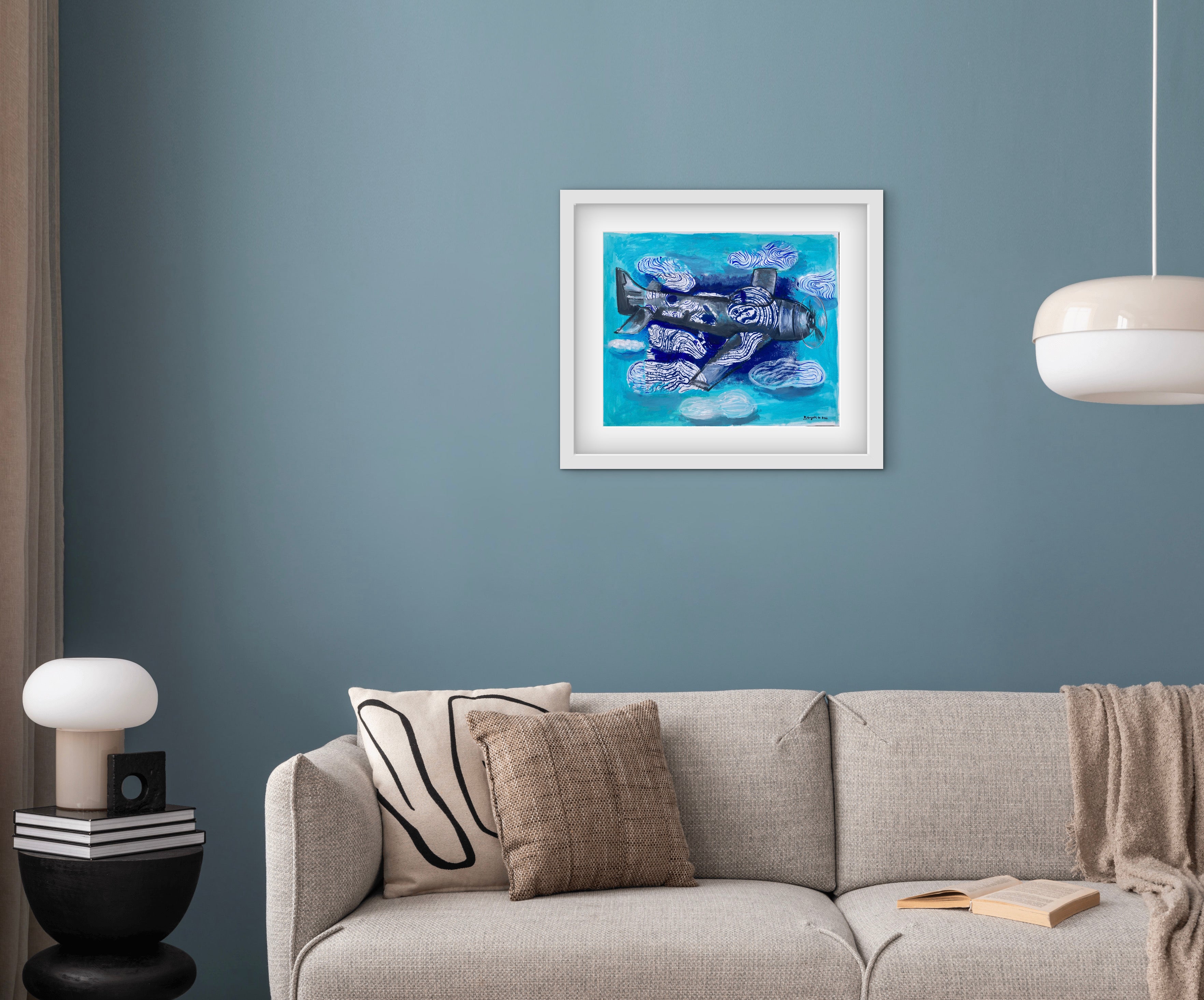 Flying in to the clouds