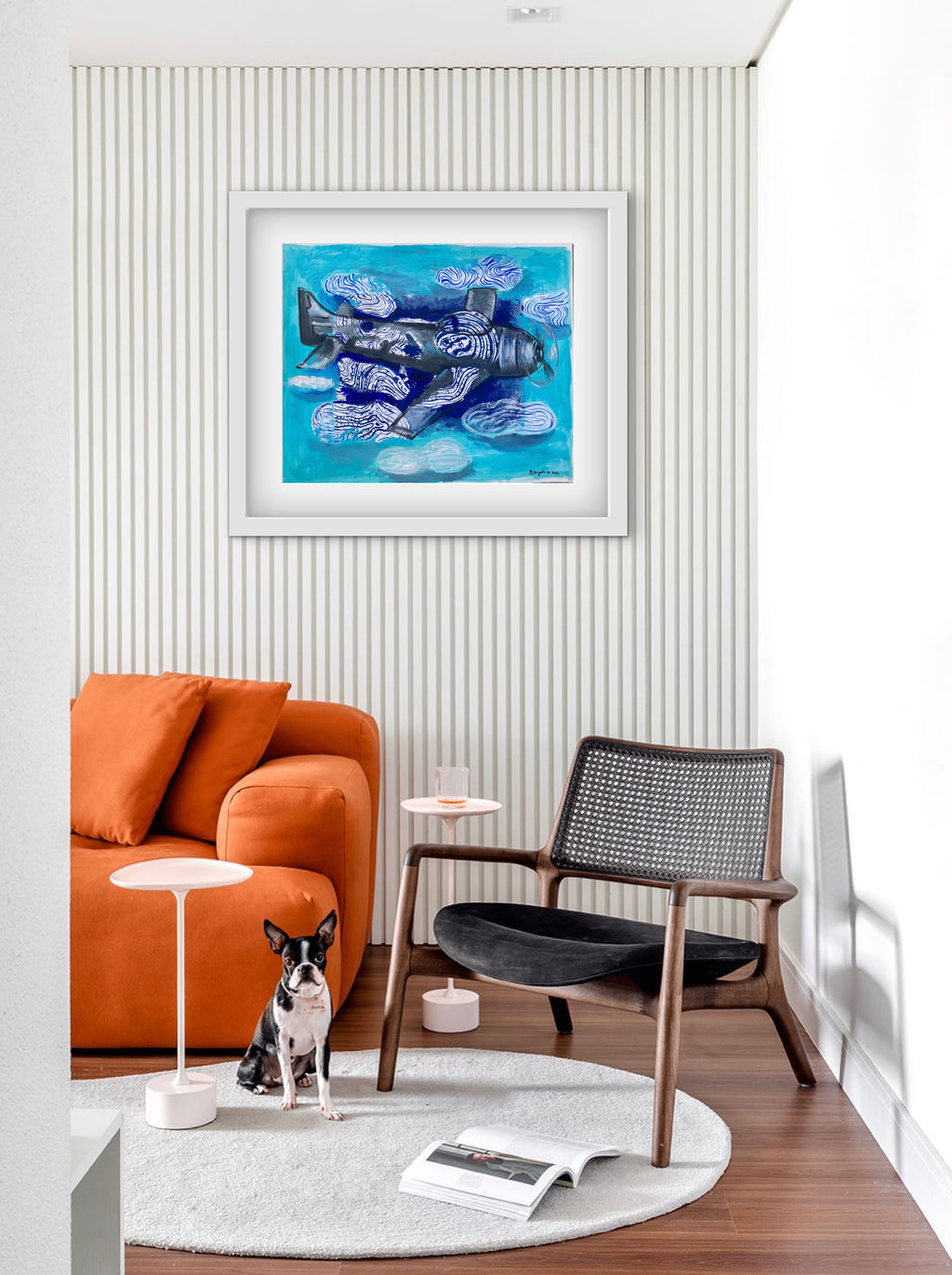 Flying in to the clouds