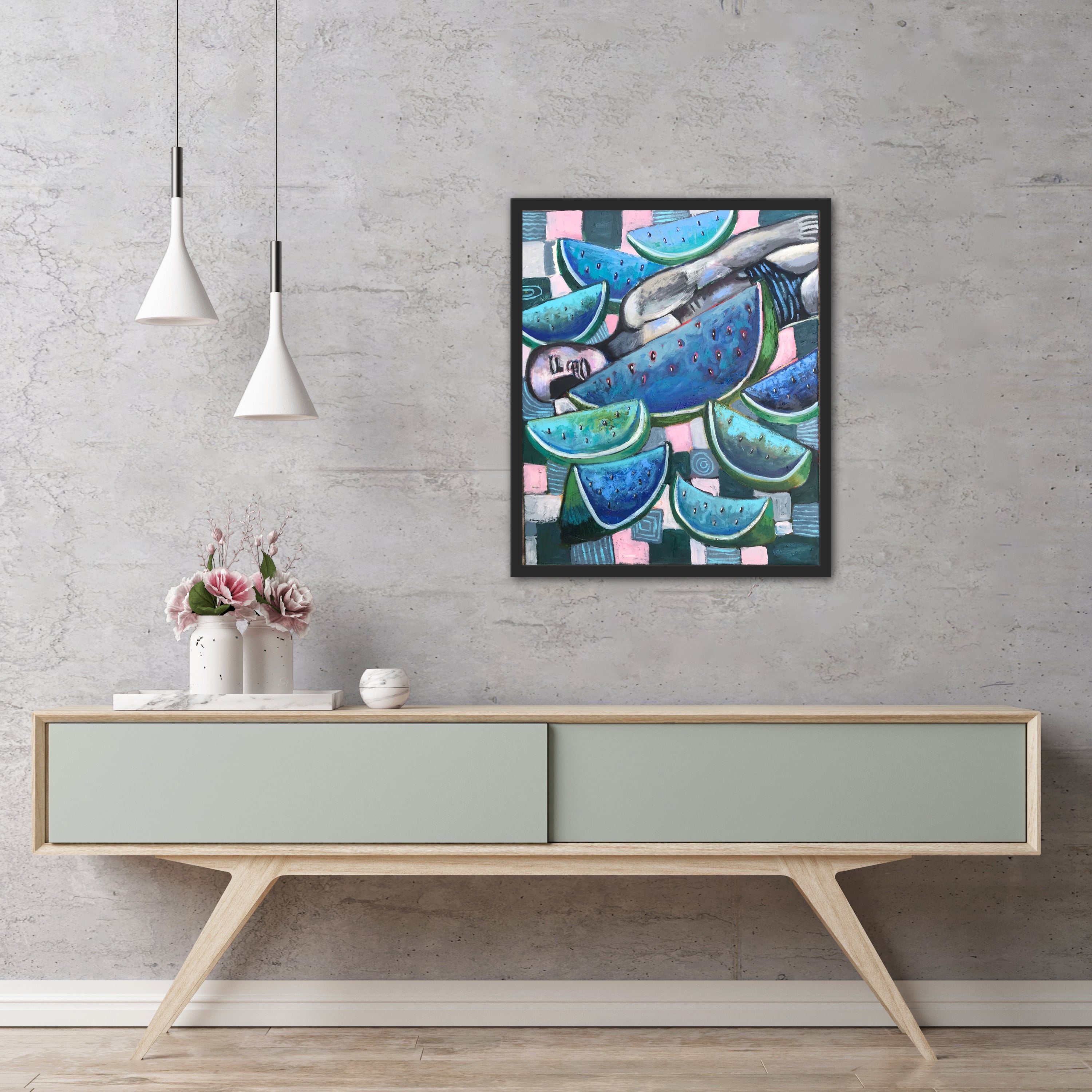 Dreaming of blue sandias